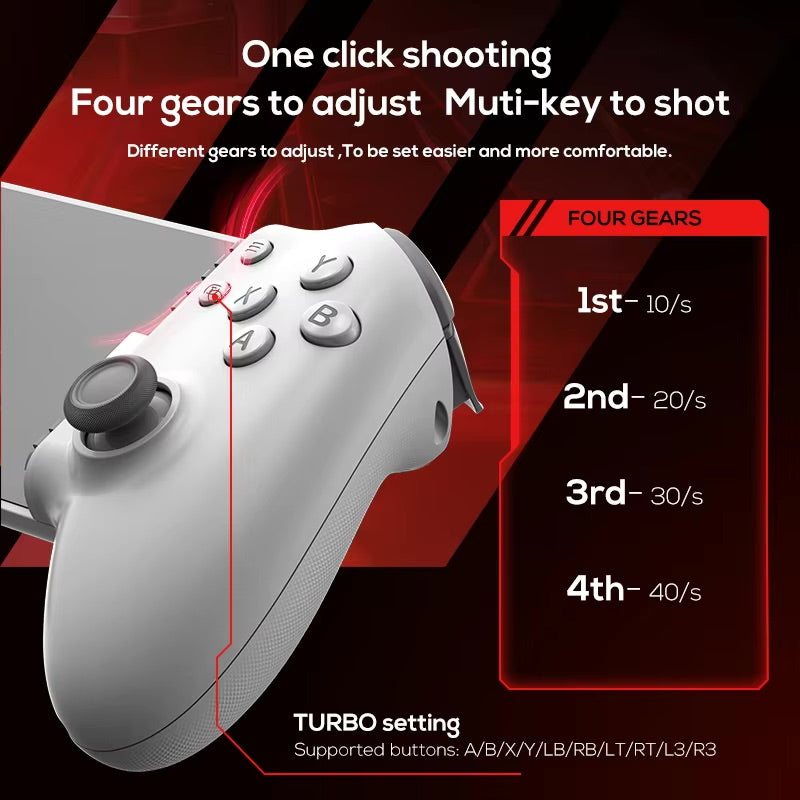 Memo S3 – Modded controller for iPad 11", iPad Air 11" & 13", iPad Pro 11" & 13", Samsung Galaxy Tab, Lenovo Legion Y700, and any other Big Android Tablets
