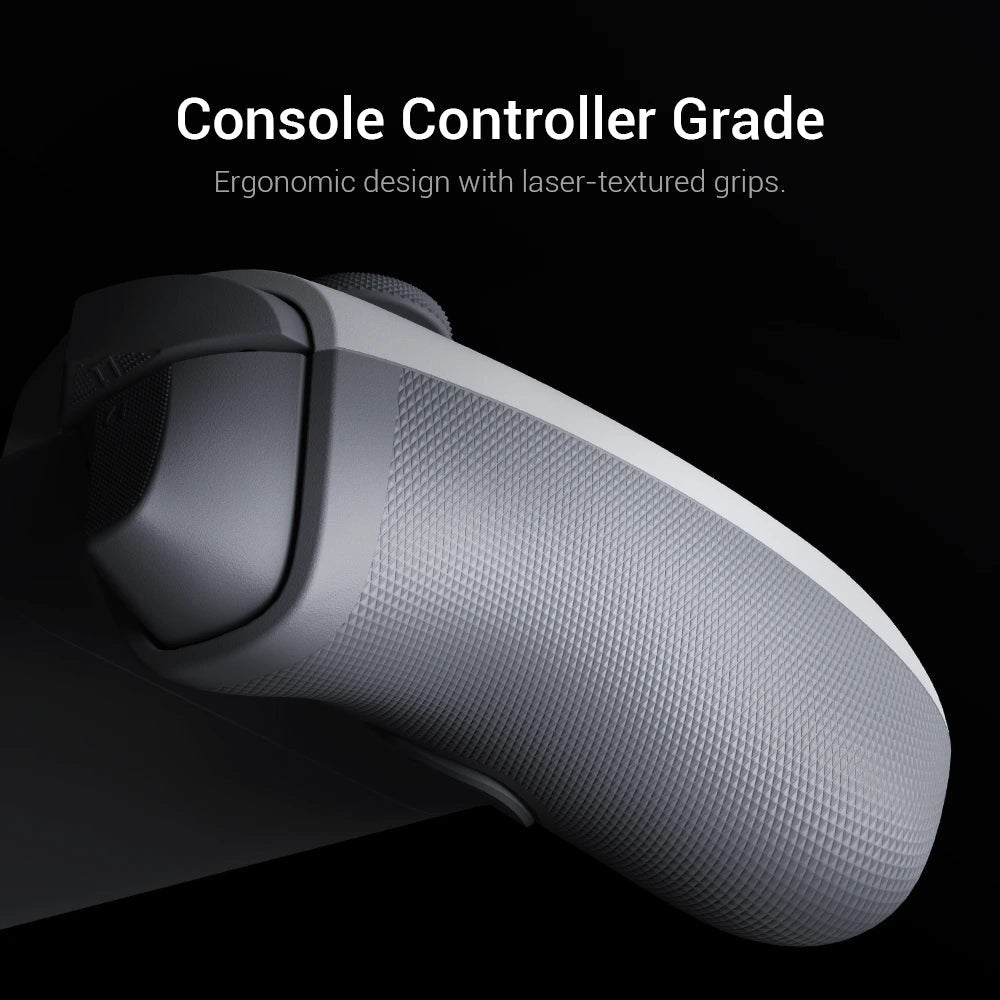 Gamesir G8 Plus MFI ergonomic grip with laser-textured surface