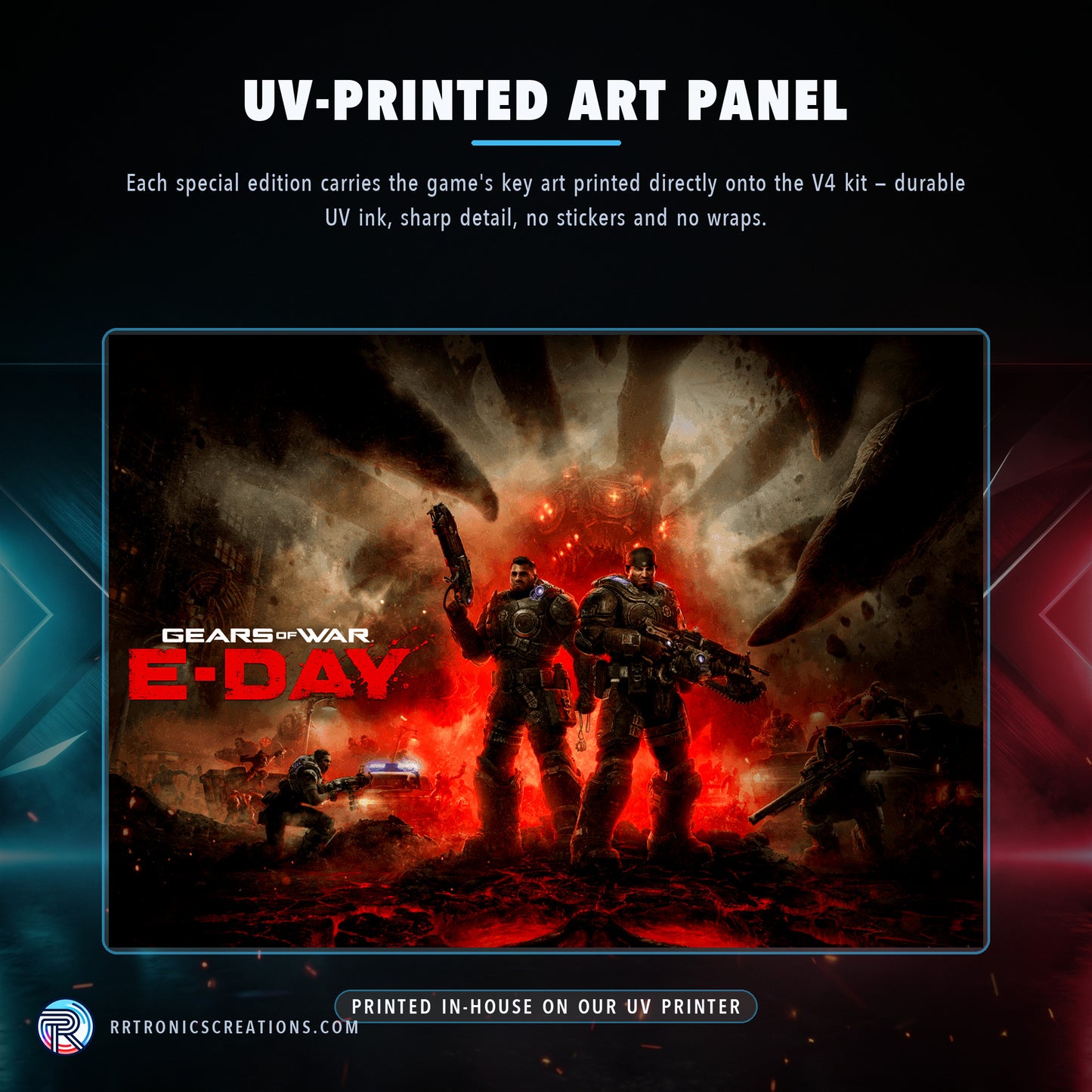 Gamesir G8 Plus Modded Tablet Controller – Gears of War: E-Day Edition | ROG Z13 & iPad Pro