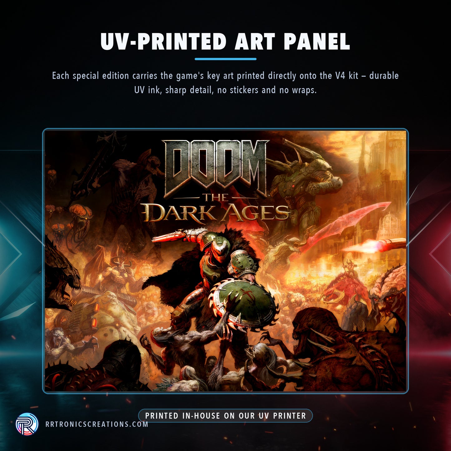 Gamesir G8 Plus Modded Tablet Controller – Doom: The Dark Ages Edition | ROG Z13 & iPad Pro