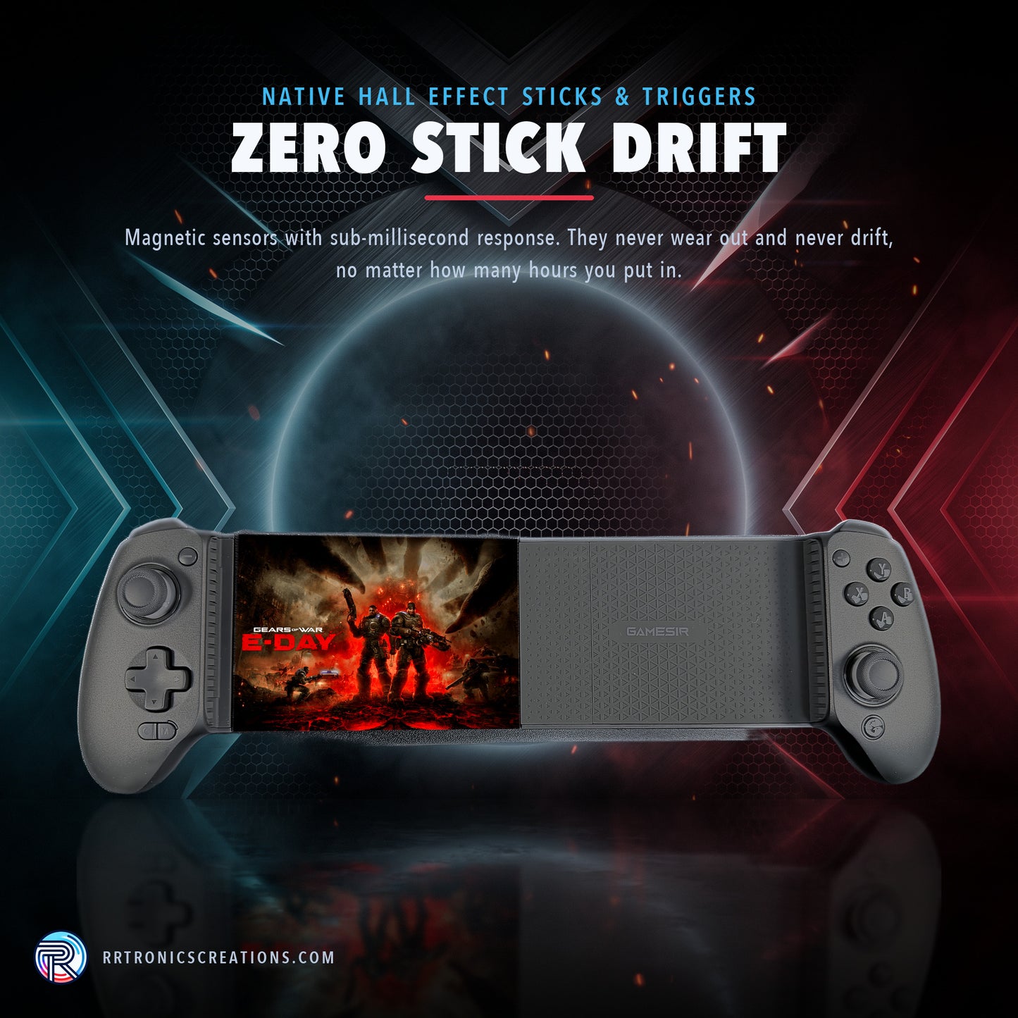 Gamesir G8 Plus Modded Tablet Controller – Gears of War: E-Day Edition | ROG Z13 & iPad Pro