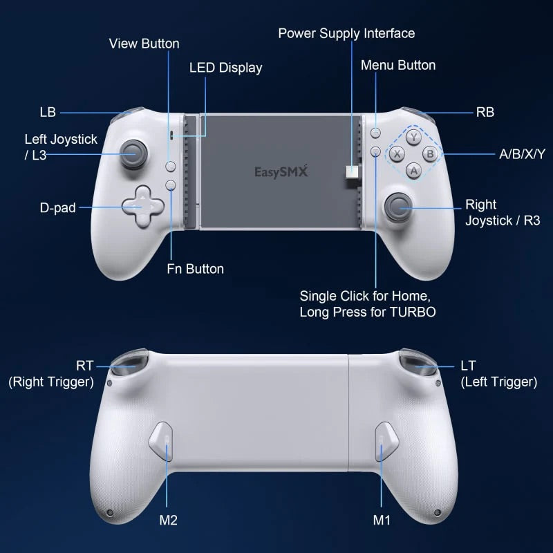 Moded EasySMX M15 Mobile Gaming Controller