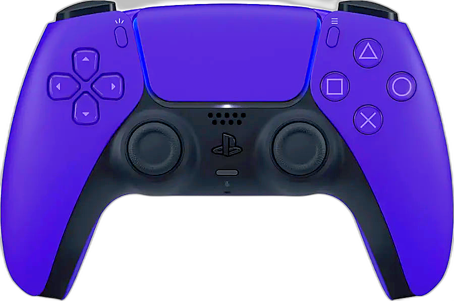 PlayStation 5 DualSense Wireless Controller — Original Sony, 12 Colors - side angle detail, custom-modded PS5 controller