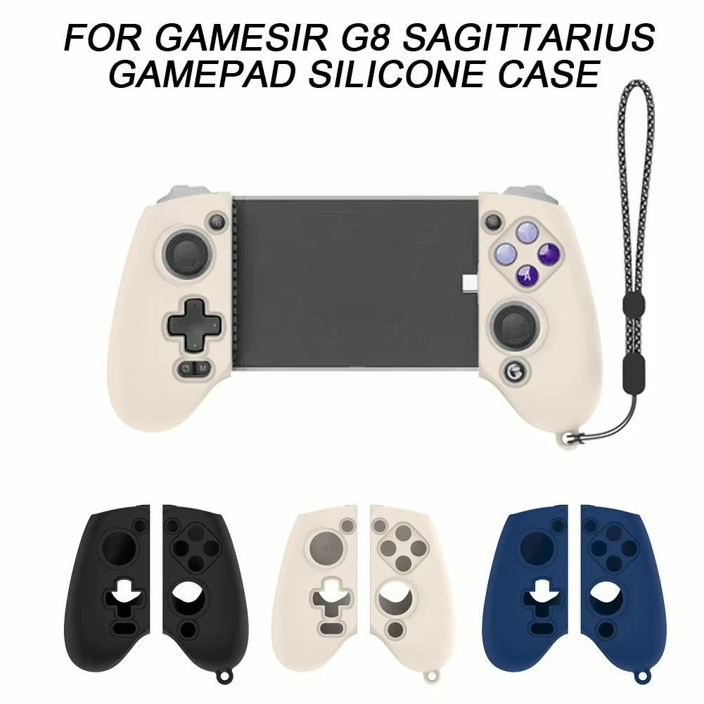 Título: Silicone Protective Cover for GameSir G8 Galileo & G8 Plus Game Controller (Anti-drop Anti-scratch Dust-proof Anti-hand Sweat Washable Case)