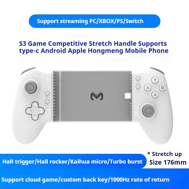 Memo S3 Multiple Operating Modes Stretch Handle Game Controller Gaming Stretch Joystick With 36W Fast Charging