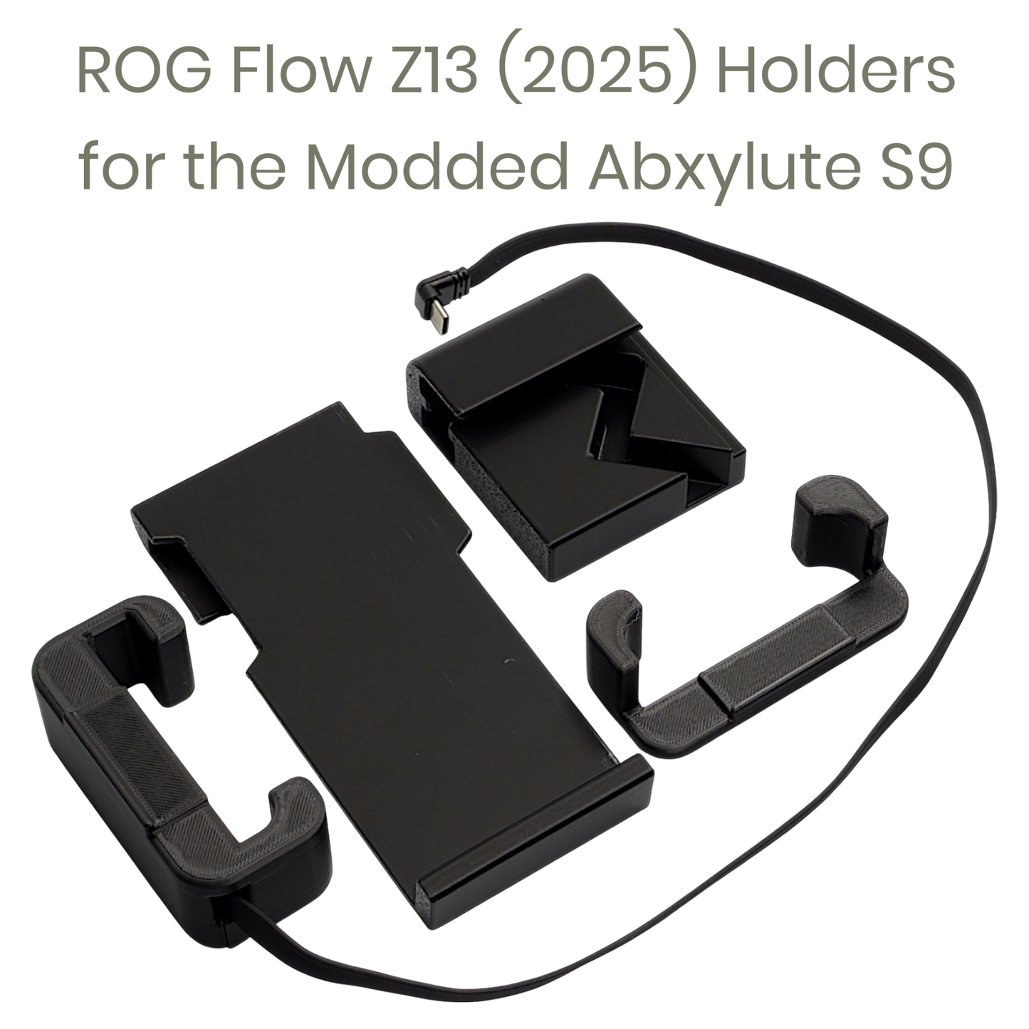 Expansion Kit for Abxylute S9 – DIY Grip for ROG Flow Z13, iPad Pro & Tablets (This is not a Controller)