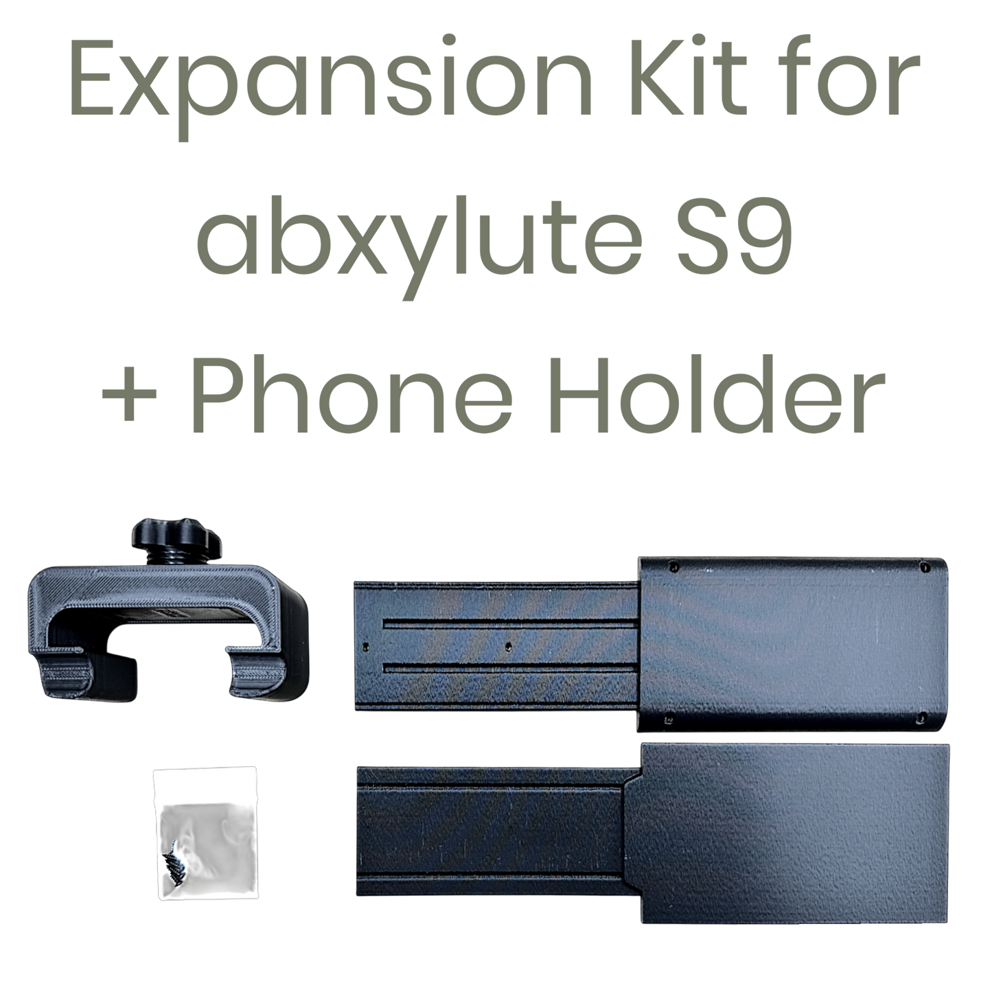 Expansion Kit for Abxylute S9 – DIY Grip for ROG Flow Z13, iPad Pro & Tablets (This is not a Controller)