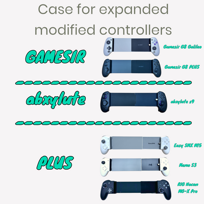 Travel Case for Expanded Controllers – Fits GameSir G8 Plus, G8 Galileo, Abxylute S9, EasySMX M15, Memo S3, RIG MG-X Pro (with Expansion Kits)