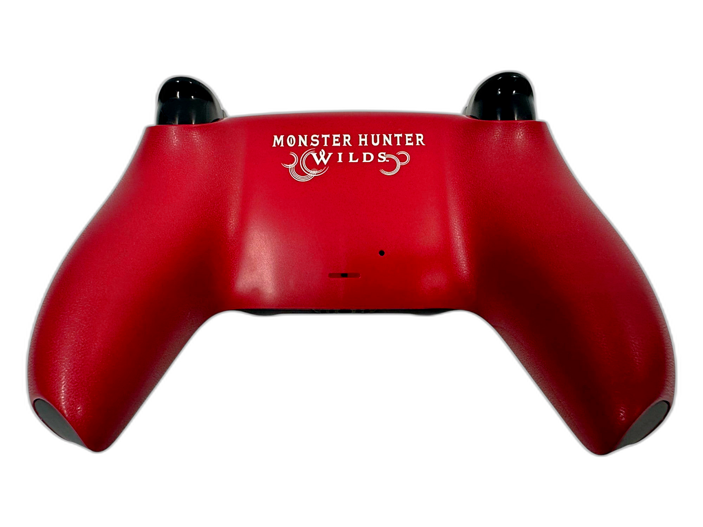 Monster Hunter Wilds PS5 DualSense Controller - back view detail, custom-modded PS5 controller