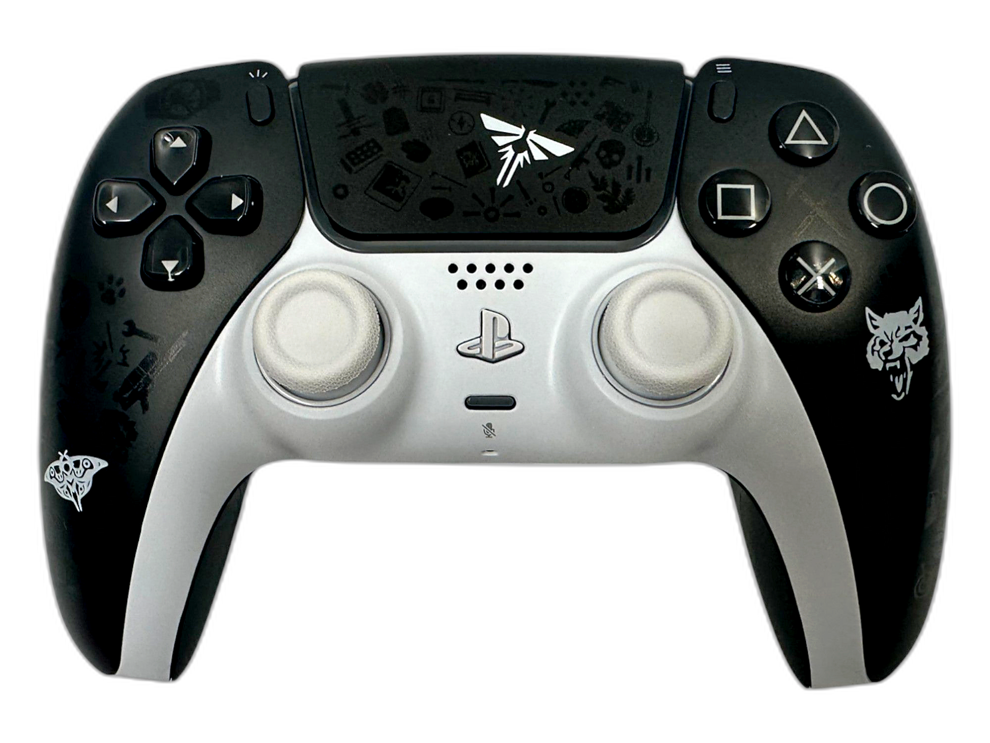 PS5 DualSense Replacement Shell Kit - main view, custom-modded PS5 controller handcrafted in USA