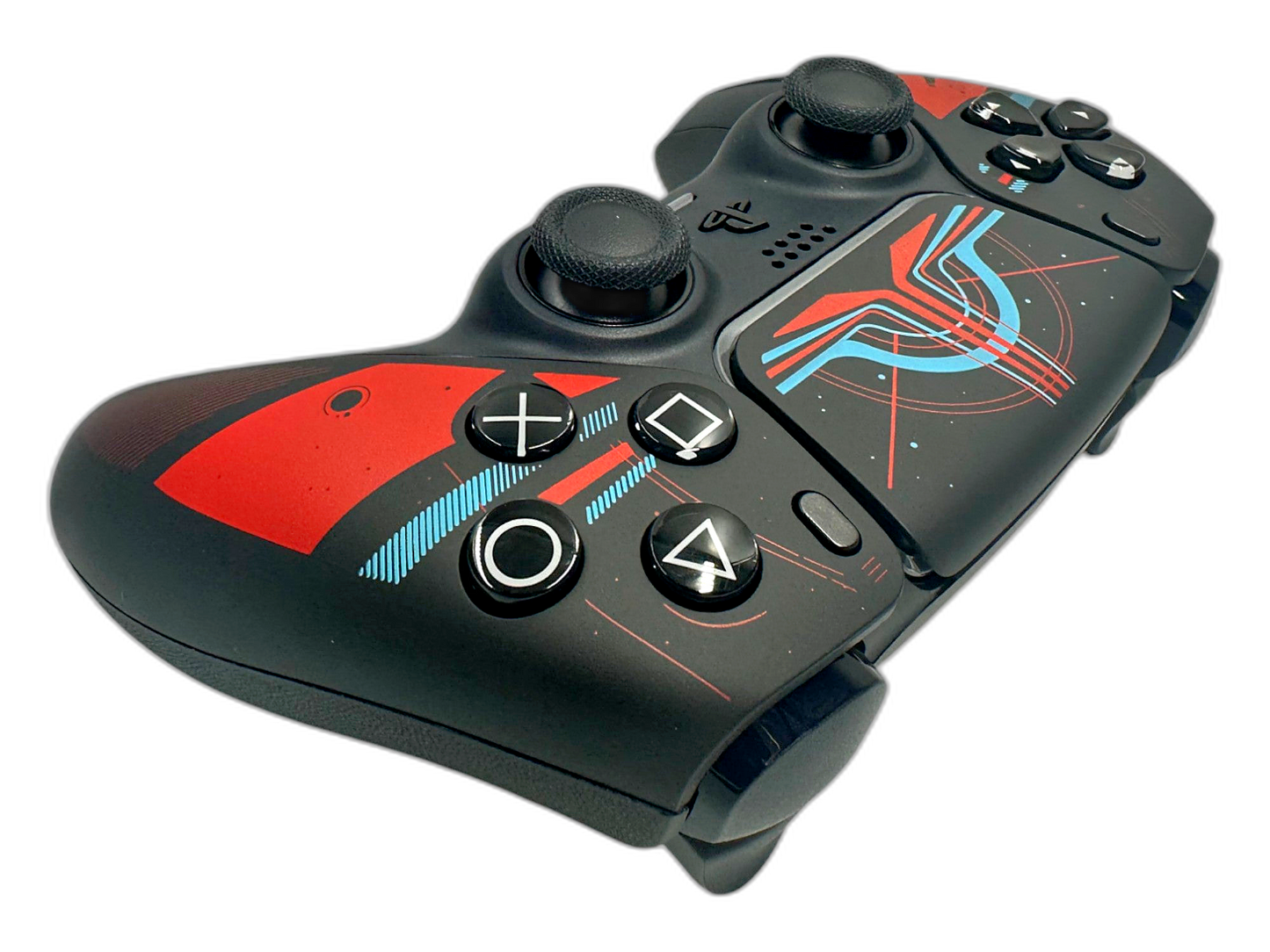 Concord PS5 DualSense Controller - side angle detail, custom-modded PS5 controller