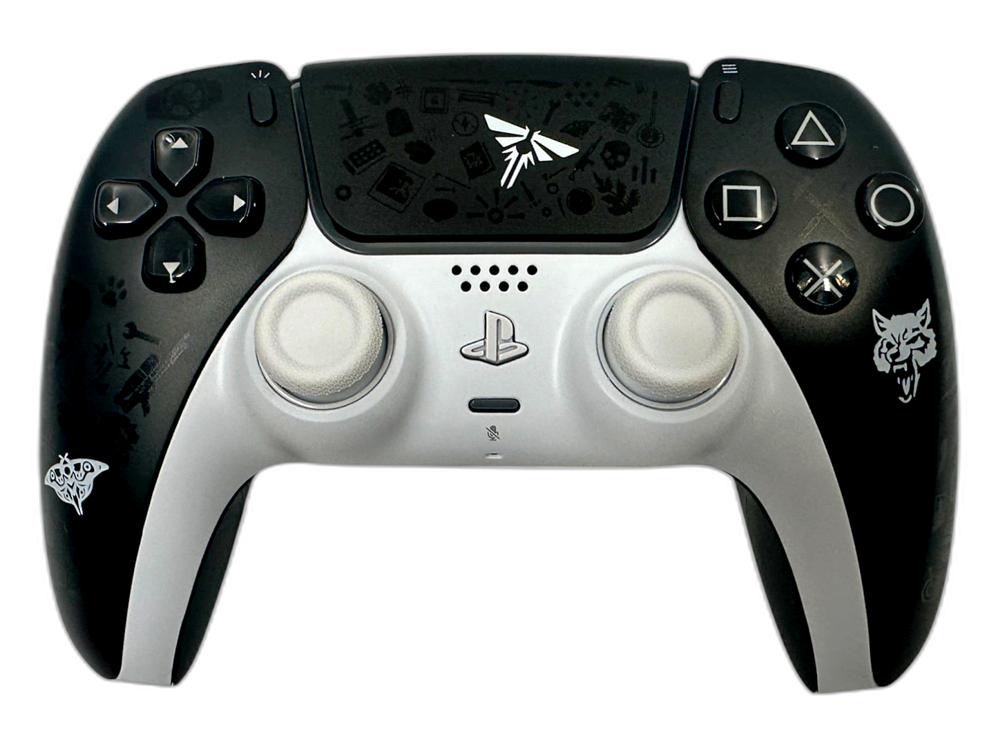PS5 DualSense Replacement Shell Kit - side angle detail, custom-modded PS5 controller