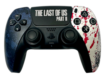 The Last of Us Part II PS5 DualSense Controller - main view, custom-modded PS5 controller handcrafted in USA