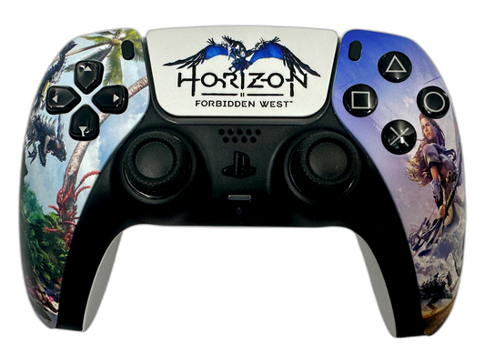 Horizon Forbidden West PS5 DualSense Controller - main view, custom-modded PS5 controller handcrafted in USA