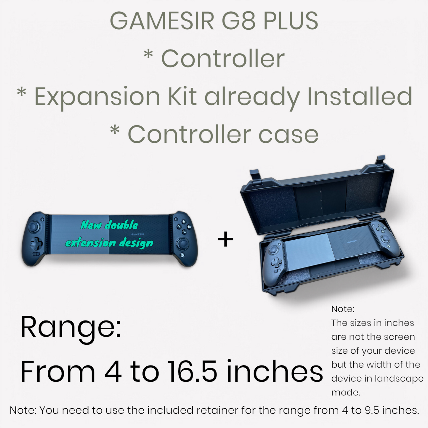 Gamesir G8 Plus – Modified with Expansion Kit for ROG Z13, iPad Pro & Galaxy Tab
