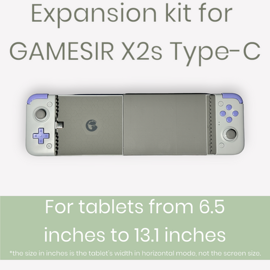 Expansion kit for GAMESIR X2s Type-C Controller for tablets from 6.5 inches to 13.1 inches