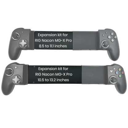 Expansion Kit for RIG Nacon MG-X PRO – Medium & Long Sizes for Tablets & Handhelds (This is not a gamepad)