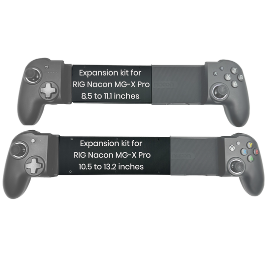 Expansion Kit for RIG Nacon MG-X PRO – Medium & Long Sizes for Tablets & Handhelds (This is not a gamepad)