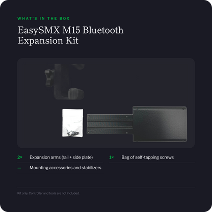 EasySMX M15 Bluetooth expansion kit - what is included in the box