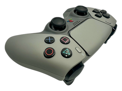 PS5 30th Anniversary DualSense Controller - side angle detail, custom-modded PS5 controller