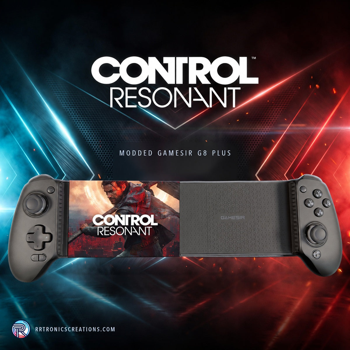 GameSir G8 Plus modded controller — Control Resonant Edition