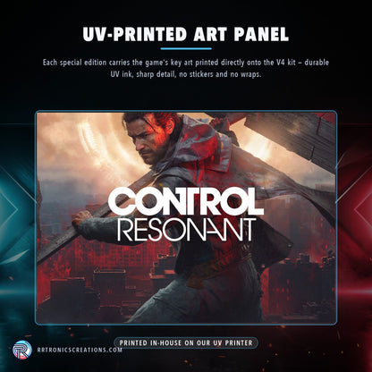 Control Resonant Edition — UV-printed art panel, printed in-house