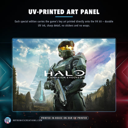Halo: Campaign Evolved Edition — UV-printed art panel, printed in-house