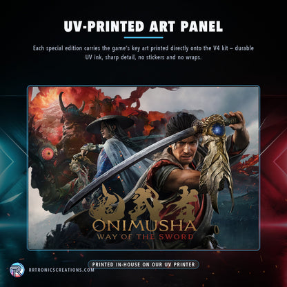 Onimusha: Way of the Sword Edition — UV-printed art panel, printed in-house