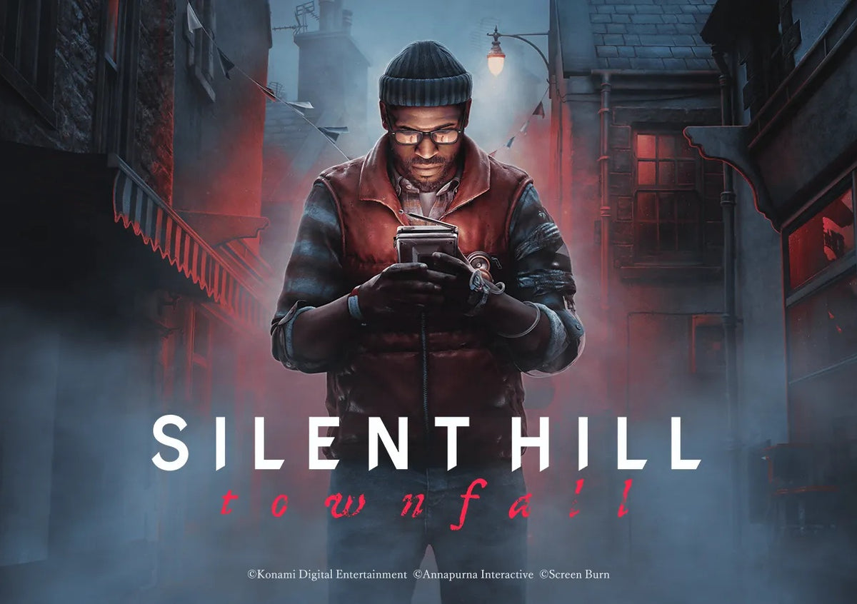 Silent Hill: Townfall — full artwork for the printed expansion plate
