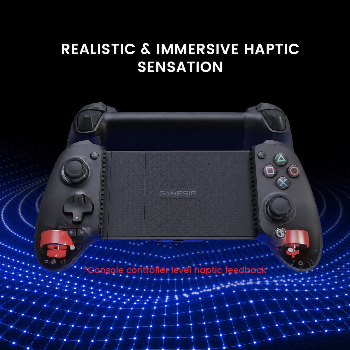 Gamesir G8 Plus with PlayStation-style buttons and console-level haptic feedback