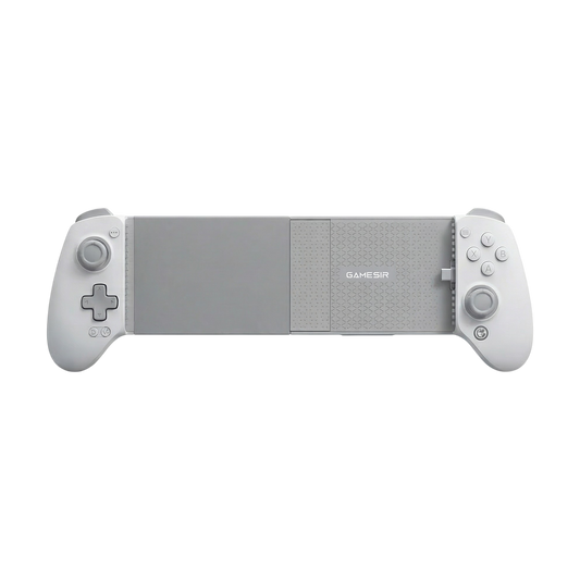 Gamesir G8 Plus MFI expansion kit installed on a Gamesir G8 Plus MFI controller, front view