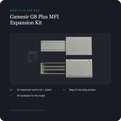 Gamesir G8 Plus MFI expansion kit - what is included in the box