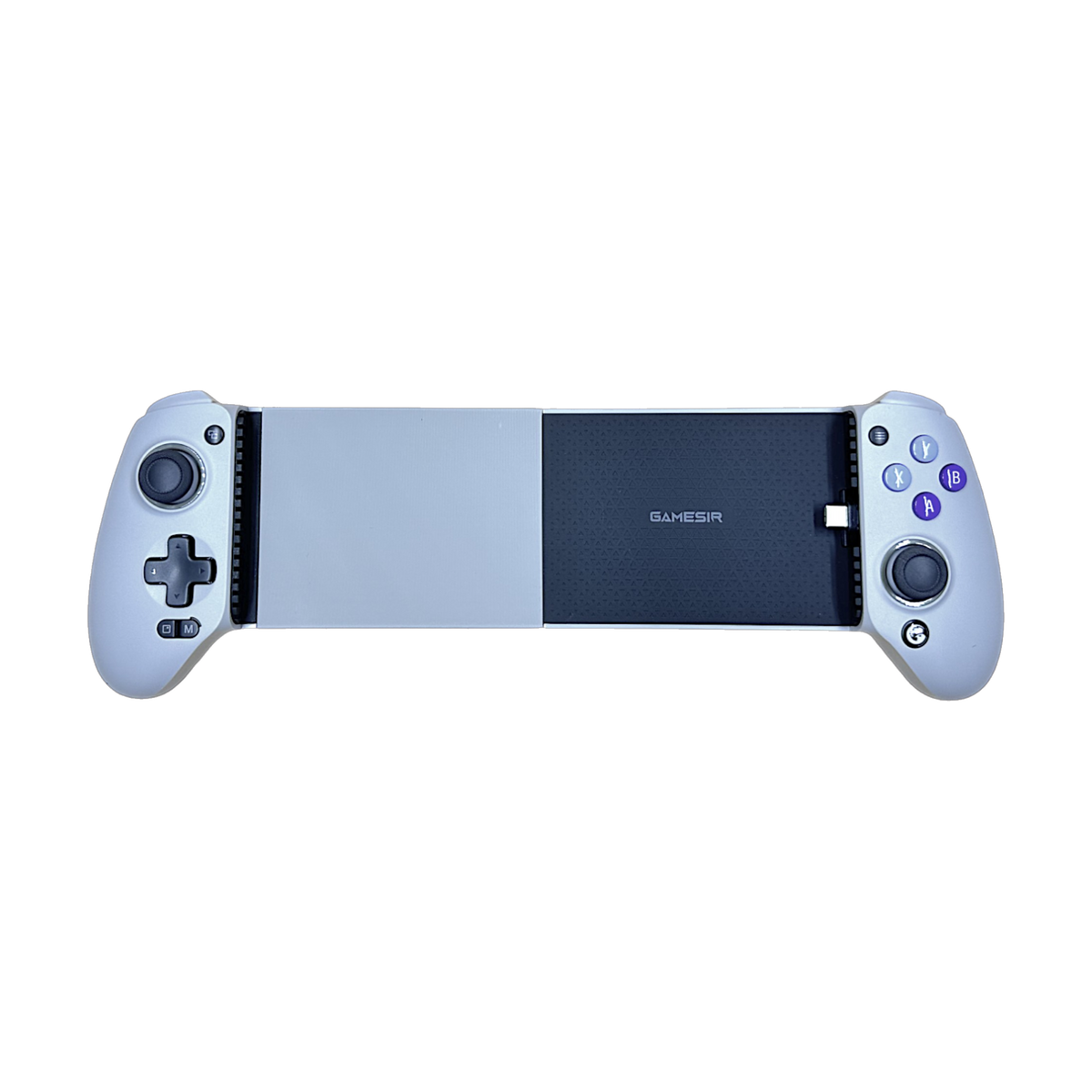 Gamesir G8 Galileo expansion kit installed on the G8 Galileo in gray, extended