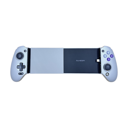 Gamesir G8 Galileo expansion kit installed on the G8 Galileo in gray, extended