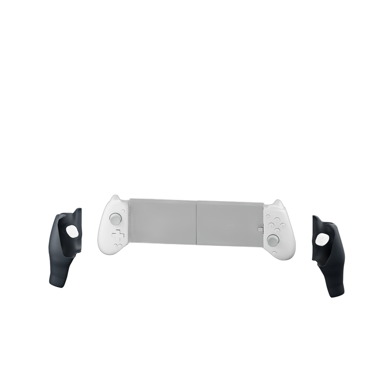 Exploded view of the grip pair and upper supports for Gamesir G8 Plus, G8 Galileo and Legion G7