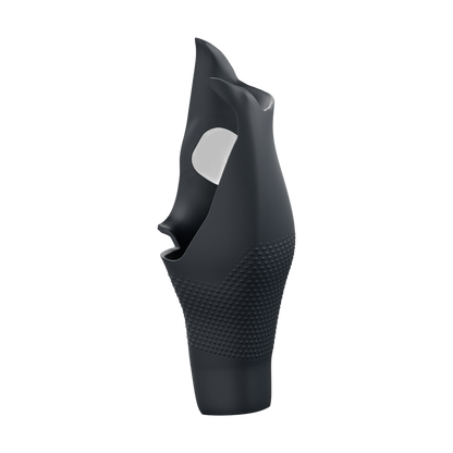 Right controller grip, profile view