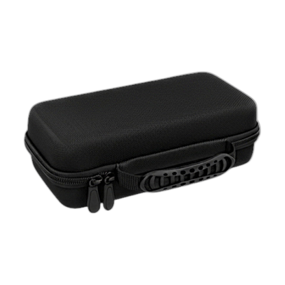 Black hard carrying case for the Gamesir G8 Plus and G8 Plus MFI, closed
