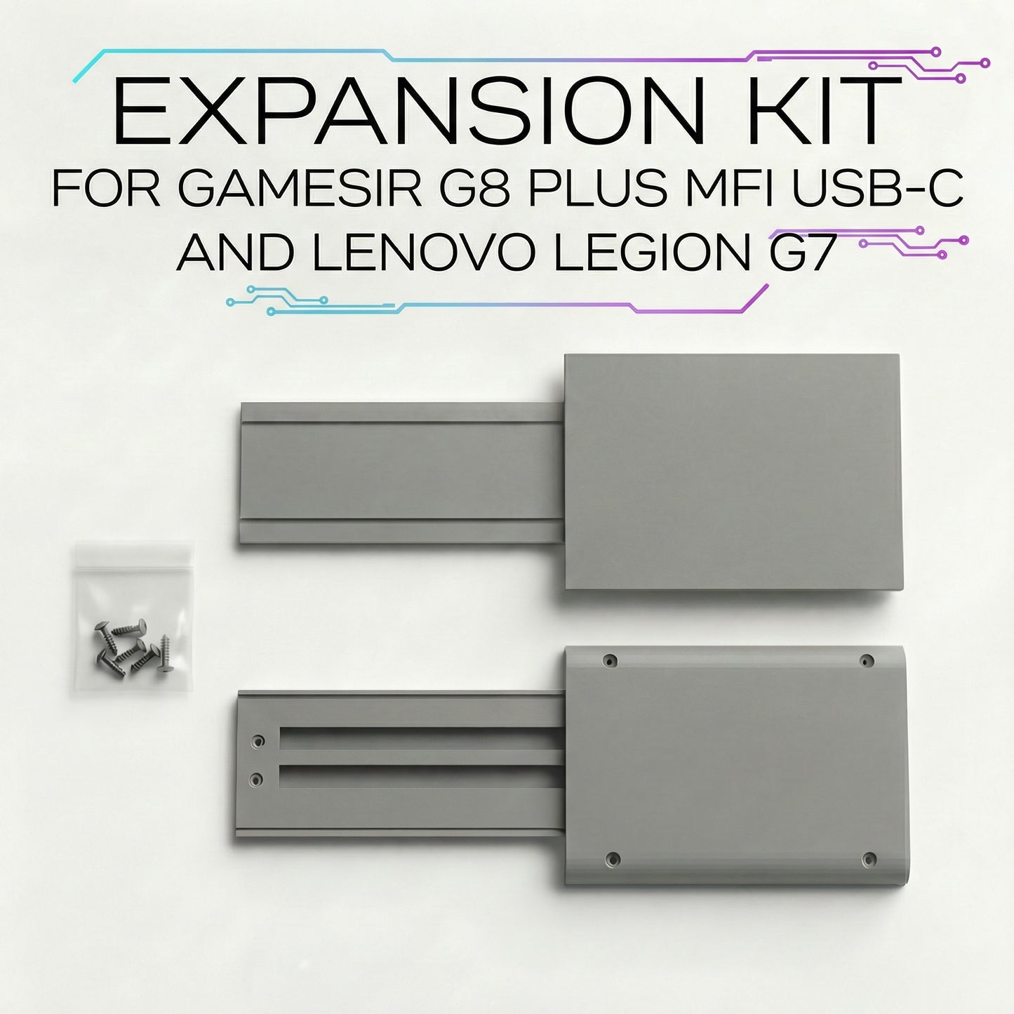 Gamesir G8 Plus MFI Expansion Kit – DIY Tablet Grip for ROG Z13 & iPad Pro
