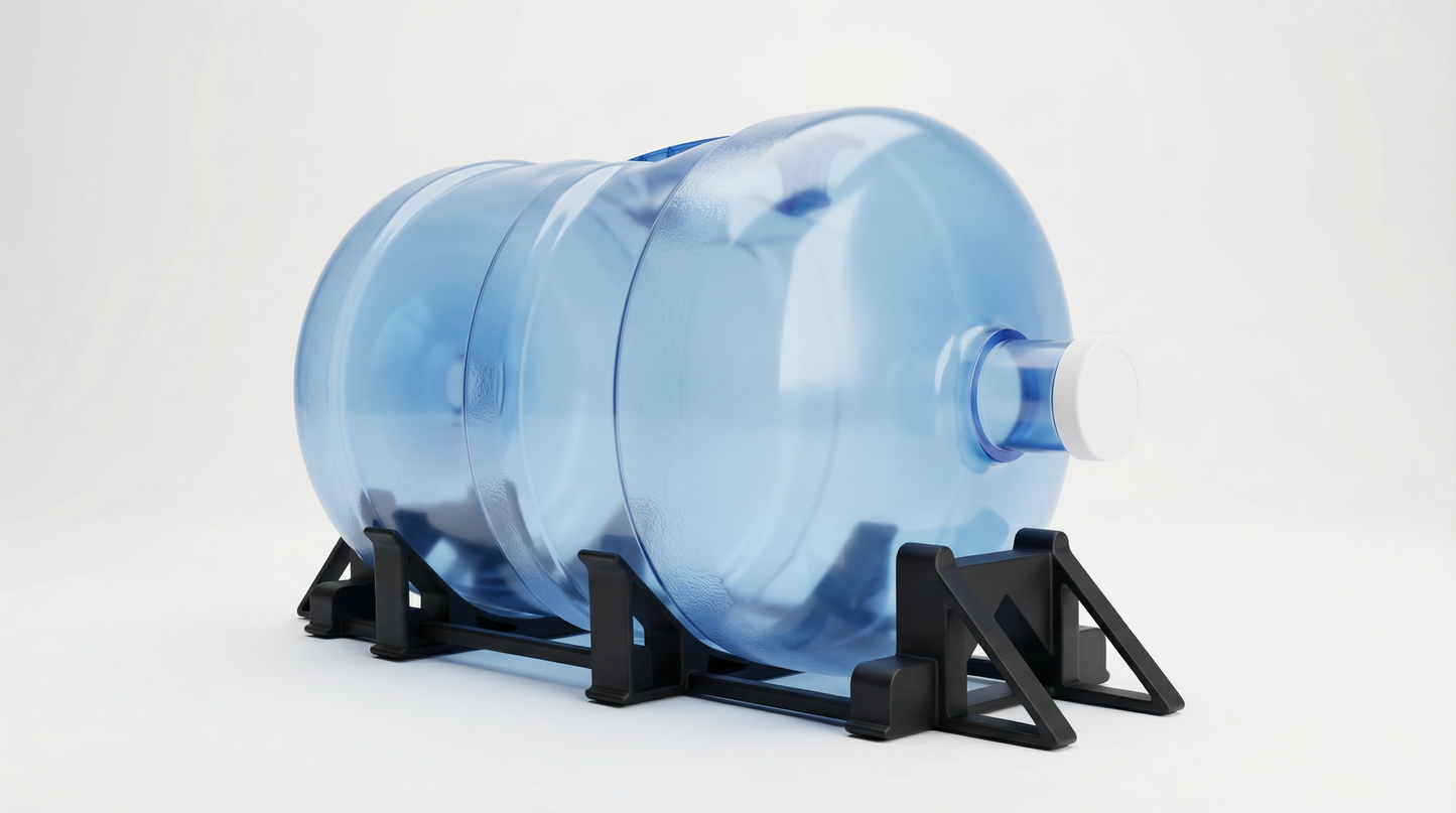 Cargo Organizer Holder for 5-Gallon Bottles – Car Trunk Storage Solution for Wool Carpeted Surfaces (SUV/Truck/Van)