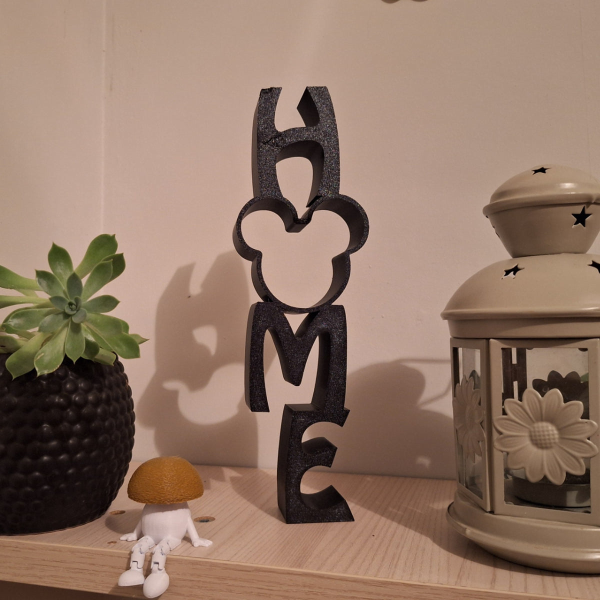 HOME Sign with Mickey Head – 3D Printed Disney Home Decor