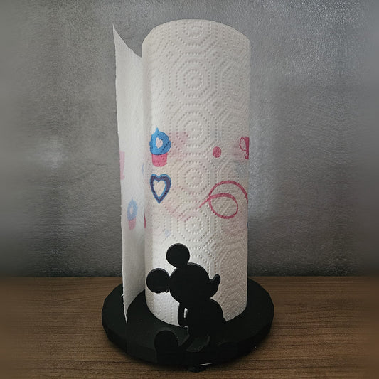 Mickey Mouse Paper Towel Holder – 3D Printed Countertop Decor