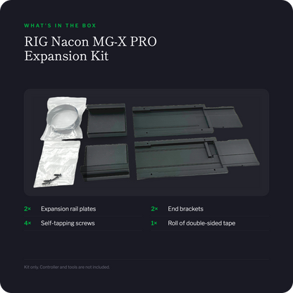RIG Nacon MG-X PRO expansion kit - what is included in the box