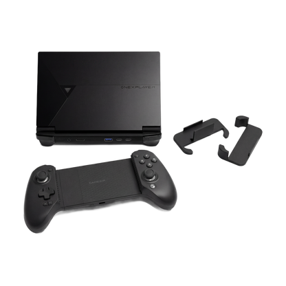OneXPlayer G1, holders and controller, exploded view