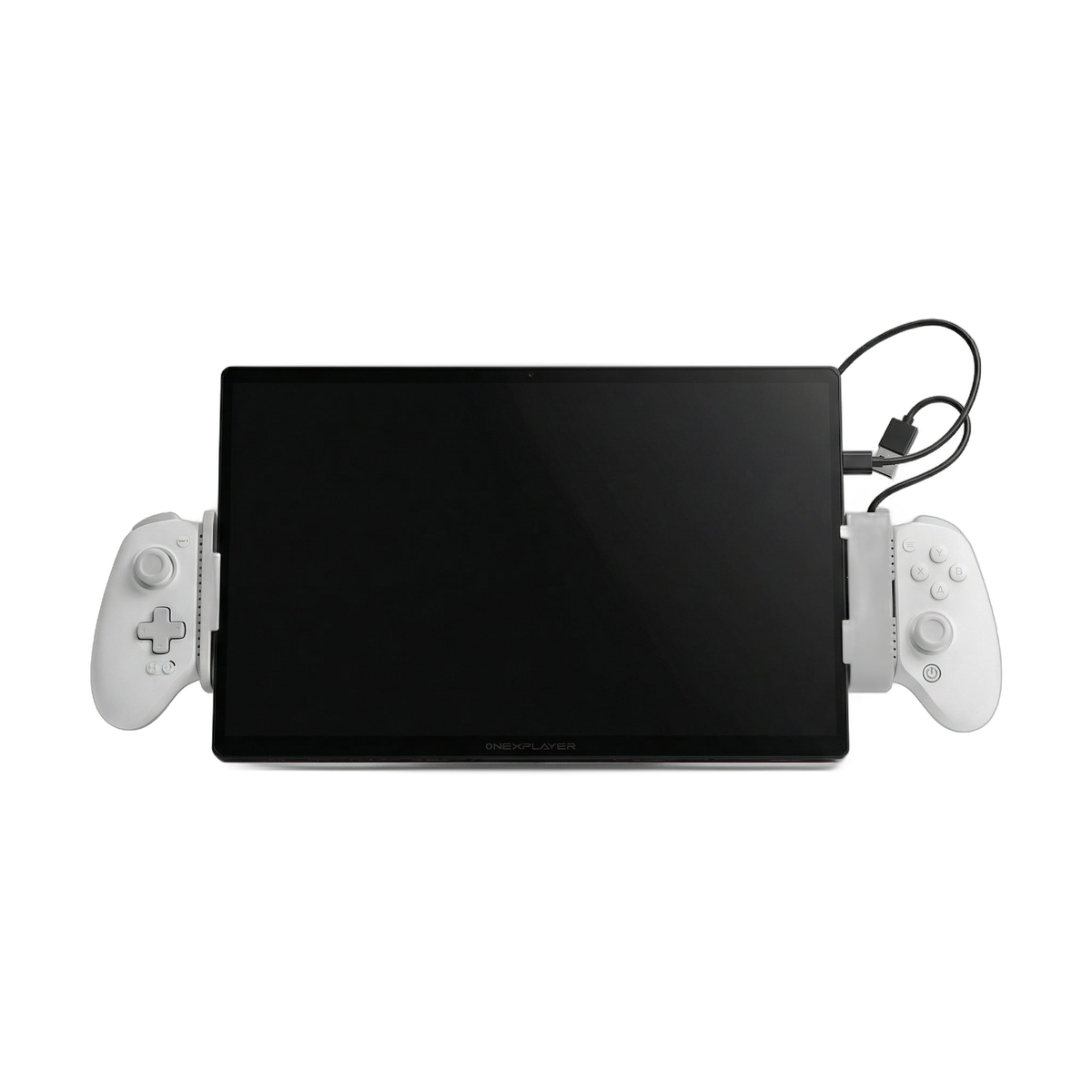 OneXPlayer Super X/V holders with modded controller, front view