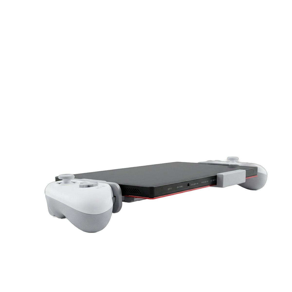 OneXPlayer Super X/V holders, side view with controller