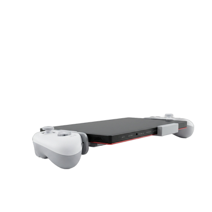 OneXPlayer Super X/V holders, side view with controller