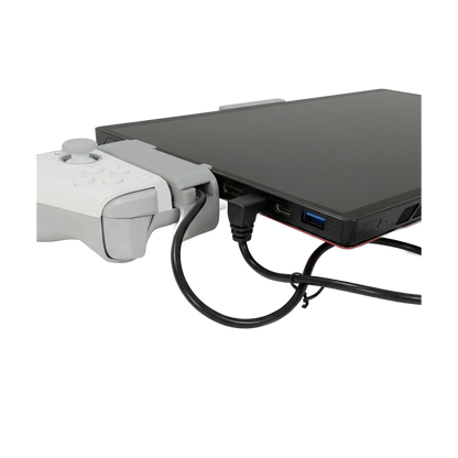 OneXPlayer Super X/V holders, USB-C cable routing detail