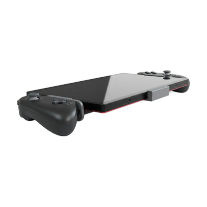 OneXPlayer Super X/V holders, low angle view