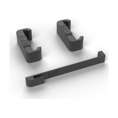 Portrait holders for ASUS ROG Flow Z13 (2025) on the modded GameSir G8 Plus – full set: center, left and right holder