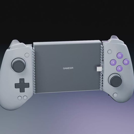 Gamesir G8 Galileo expansion kit in use: installation, tablet fit and rear support